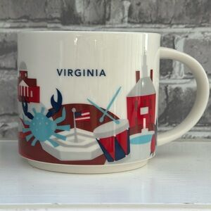 Starbucks, you are here collection Virginia, 14 ounce mug